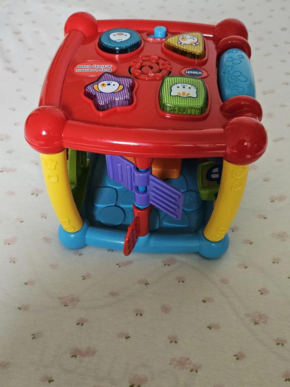 Colorful Interactive Kids Learning Toy Set - Red, Yellow, Blue